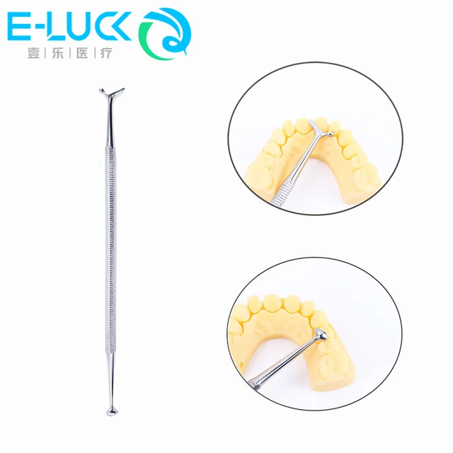 Dental Composite narzędzie do napełniania Burnisher łopatka podwójne końcówki końcówki kulkowe wybielanie zębów pielęgnacja jamy ustnej narzędzie stomatologiczne