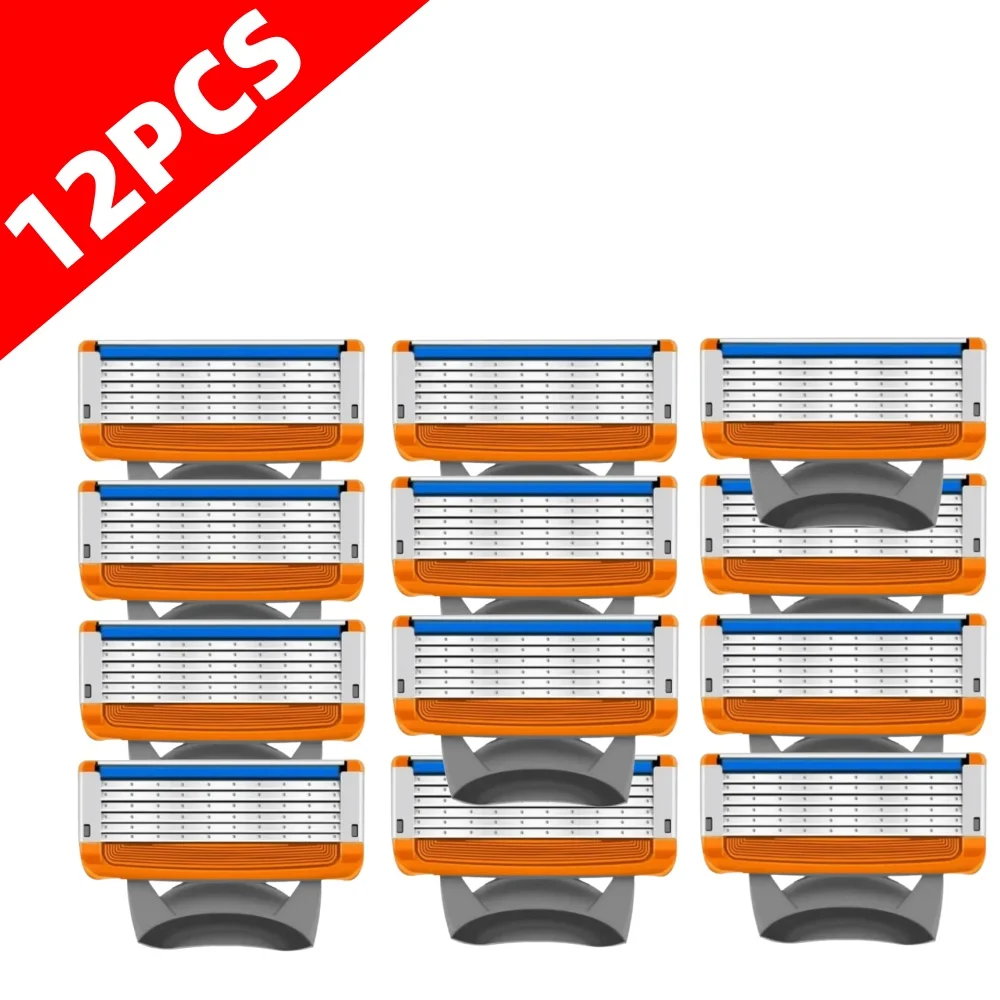 Высококачественная 5-слойная ручная бритва с 4 сменными лезвиями, фирменная универсальная ручка и головка