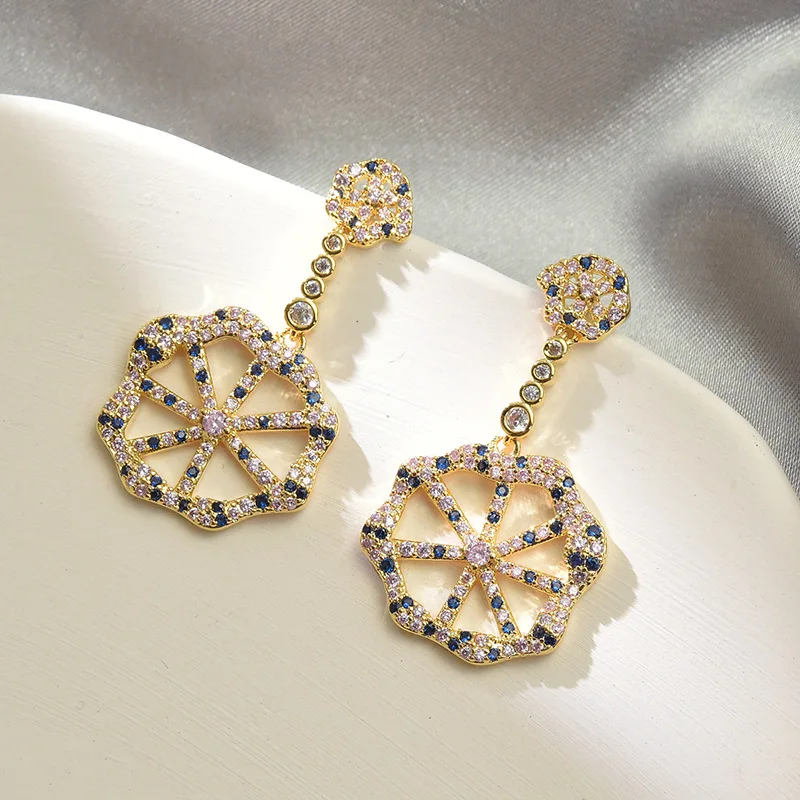 

HIBRIDE новые элегантные и милые серьги с фруктами, женская одежда, легкие роскошные ювелирные изделия, свадебный праздник, свадебный подарок E391