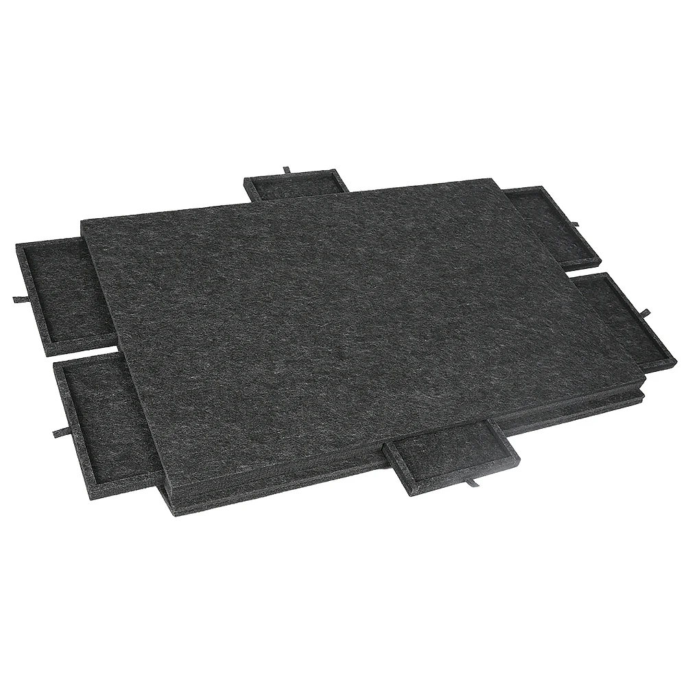 Puzzelbord voor 1000 stukjes met 6 laden, puzzeltafel van vilt, 2-in-1 standaard & hoes, lichtgewicht draagbare puzzelmat 77×54cm