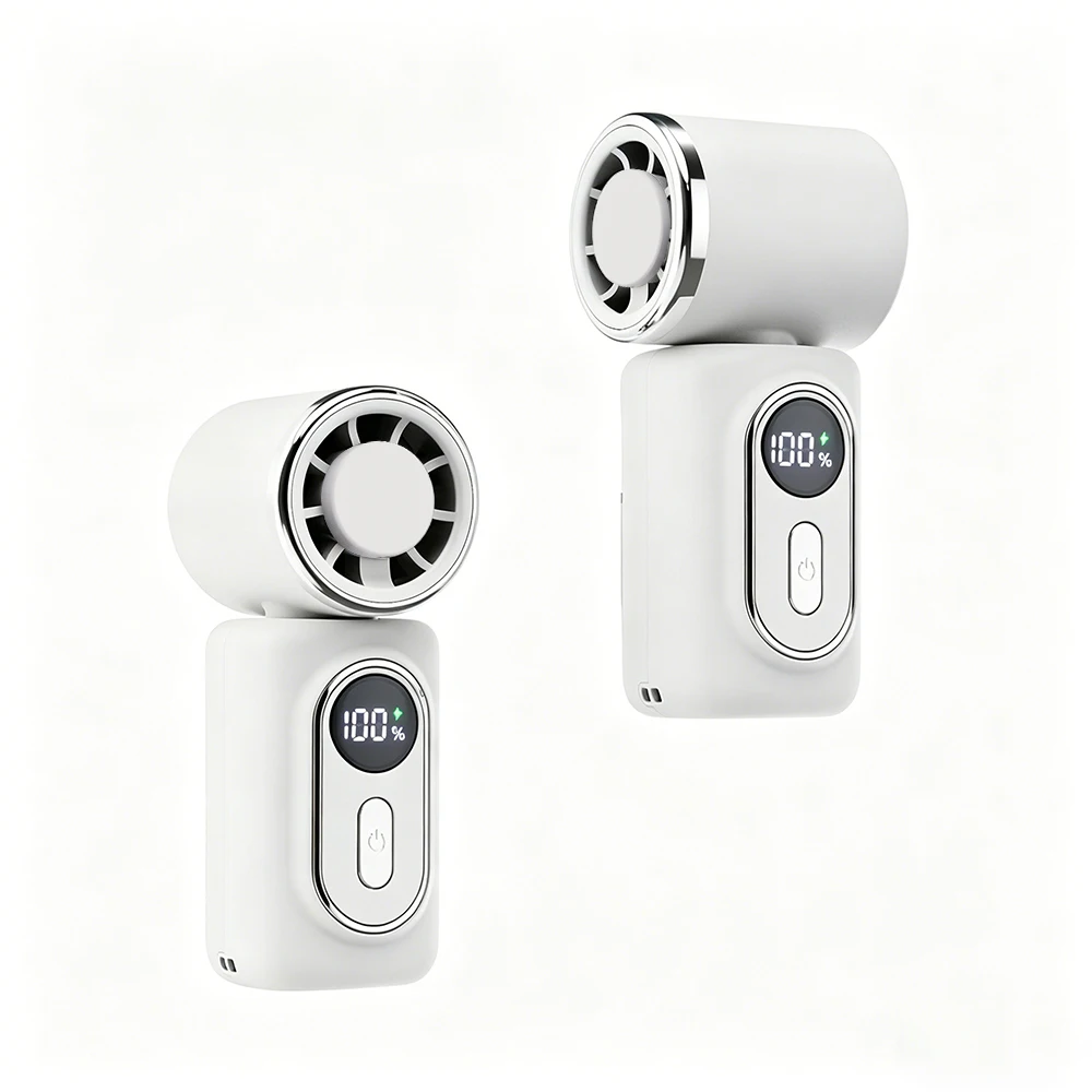 Draagbare mini handventilator met clip en 5 snelheden_voghion.com