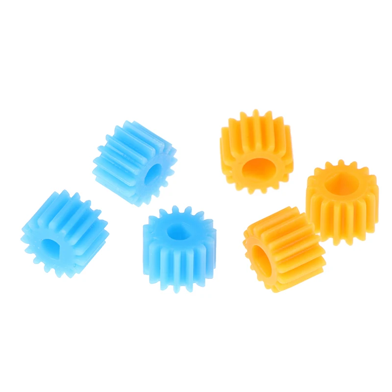

10Pcs D-Type Plastic Gears 0.5M 15T-3-4mm Inner Diameter for Motor Shafts, DIY Transmission Parts for RC Models & Robotics