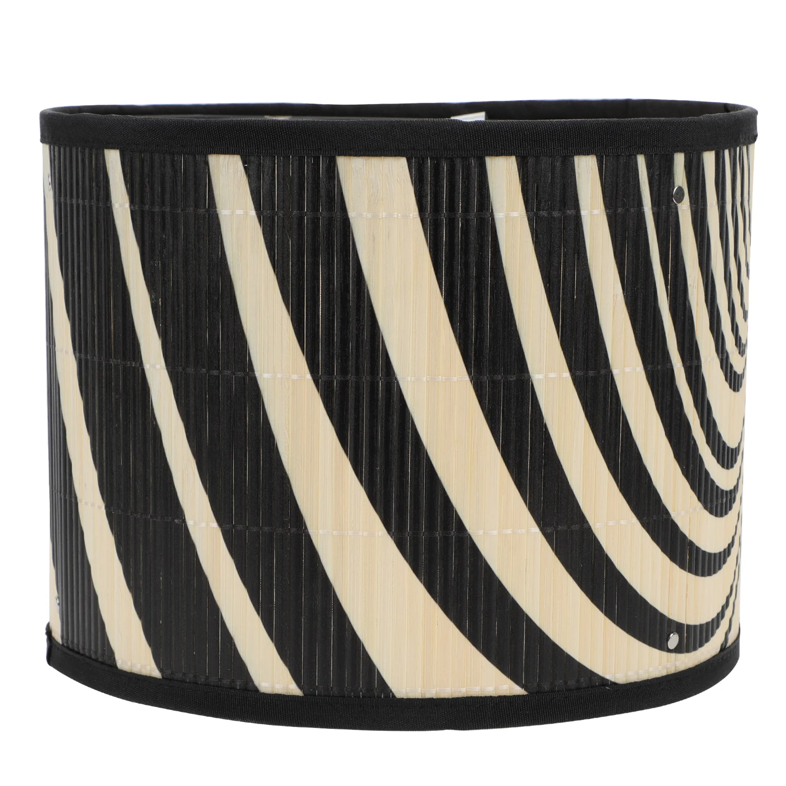 

Durable Bamboo Lampshade Geometric Pattern Decorative Light Cover Accessory Bedroom Livingroom