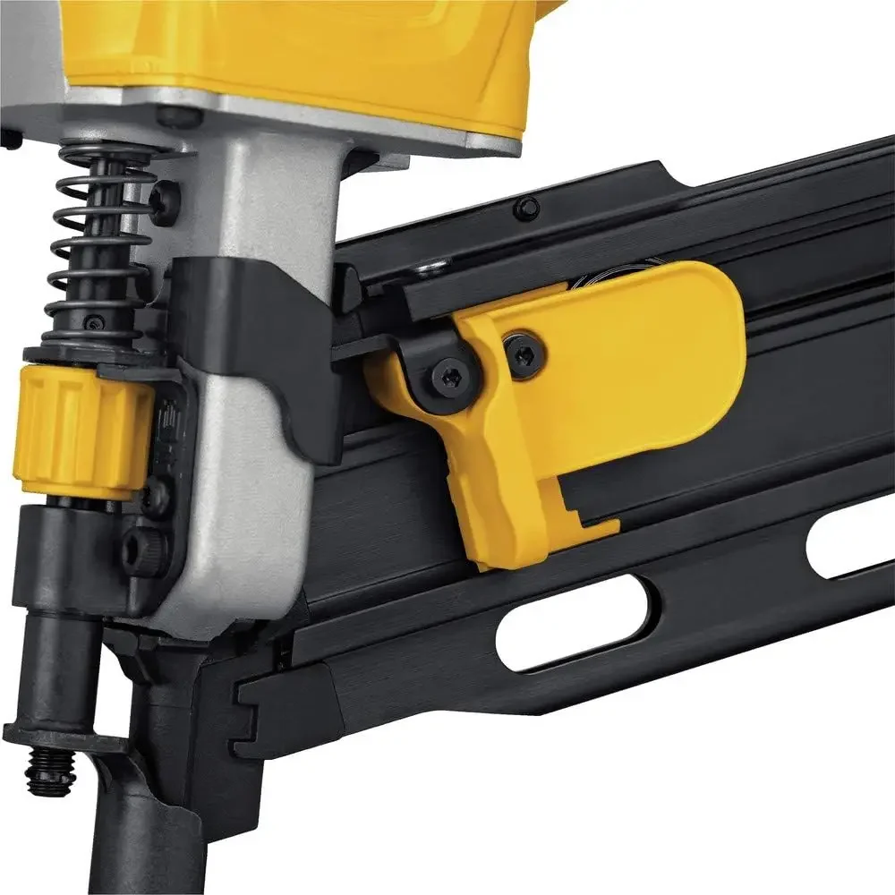 Kit de nailer de enquadramento DEWALT 20V MAX*, 21 graus, colado de plástico (DCN21PLM1)