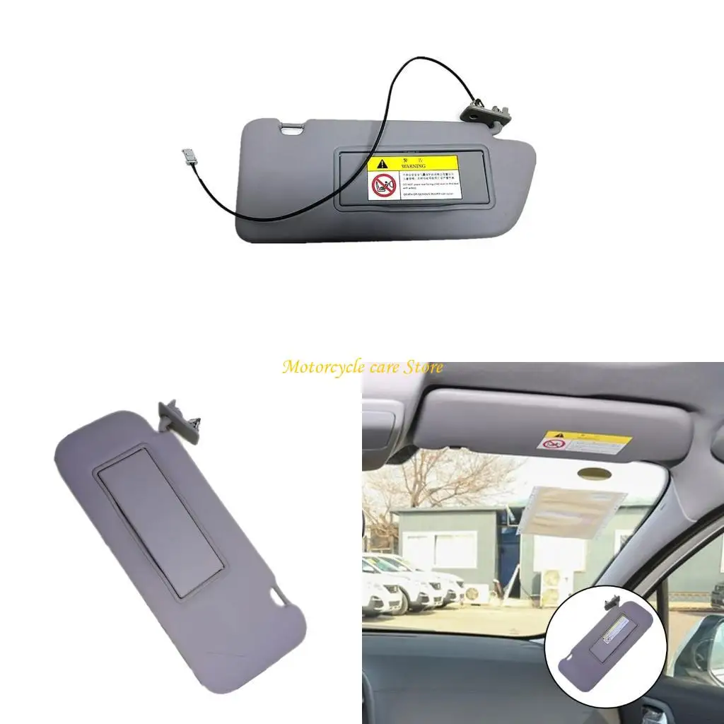 

U75F Replacement Sun Visors with Built In Vanity Mirror UV for Vehicles