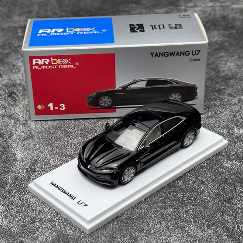 

AR BOX литой под давлением масштаб 1:64 BYD U7 сплав моделирование модель автомобиля коллекционные сувениры для мальчиков праздничные подарки игрушки статический дисплей