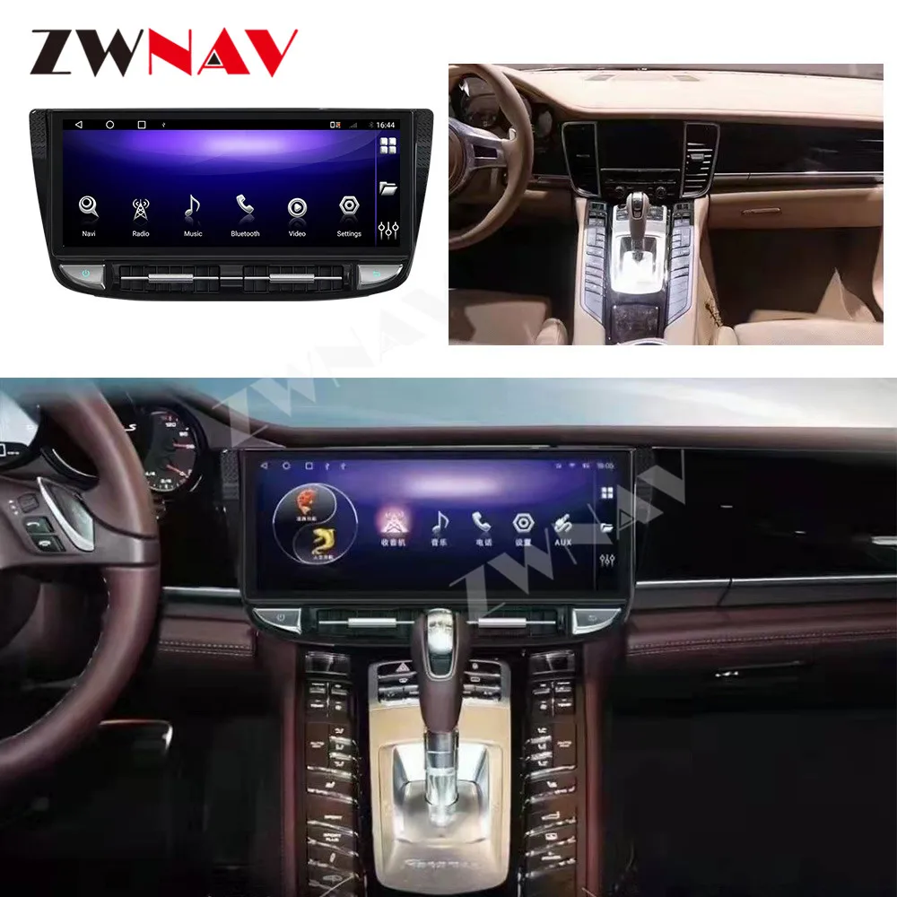 

Android 14 GPS Navigation Carplay 12.3 inch Touch Screen For Porsche Panamera 2010-2016 Multimedia Player 4G WIFI Head Unit Auto