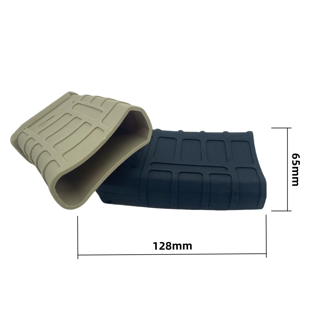 Taktische M4/M16 Schnelle Magazin Gummi Holster 5,56 Mag Tasche Hülse Gummi Slip Abdeckung Pistole Airsoft Patrone Jagd Zubehör – Detail 2