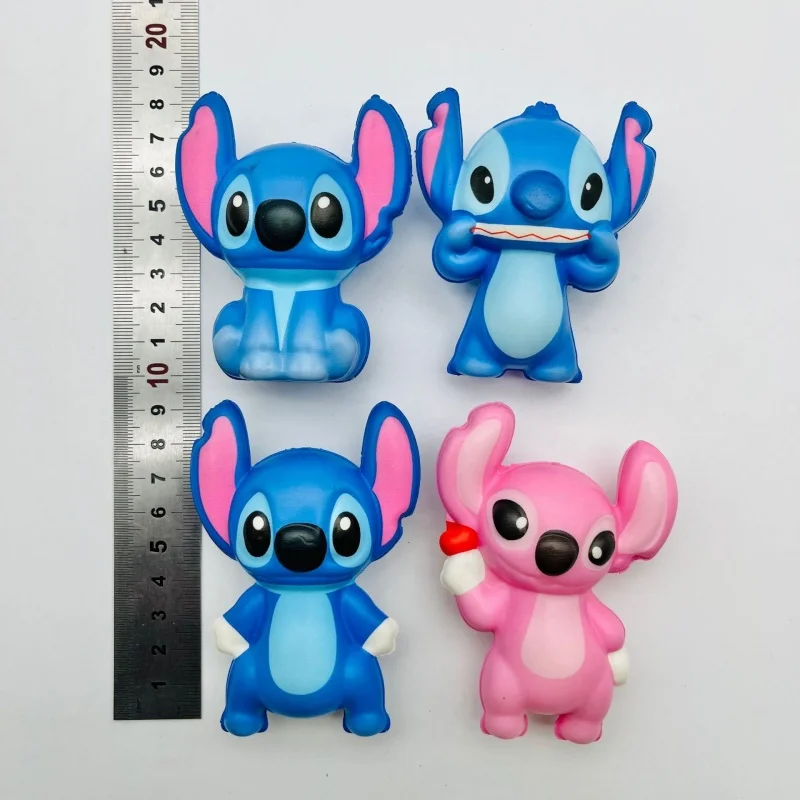 Stitch Stress Relief With Slow Rebound Squishy Toys Cute Decompression Cartoon Anime Doll Gift For Birthday Halloween Christmas