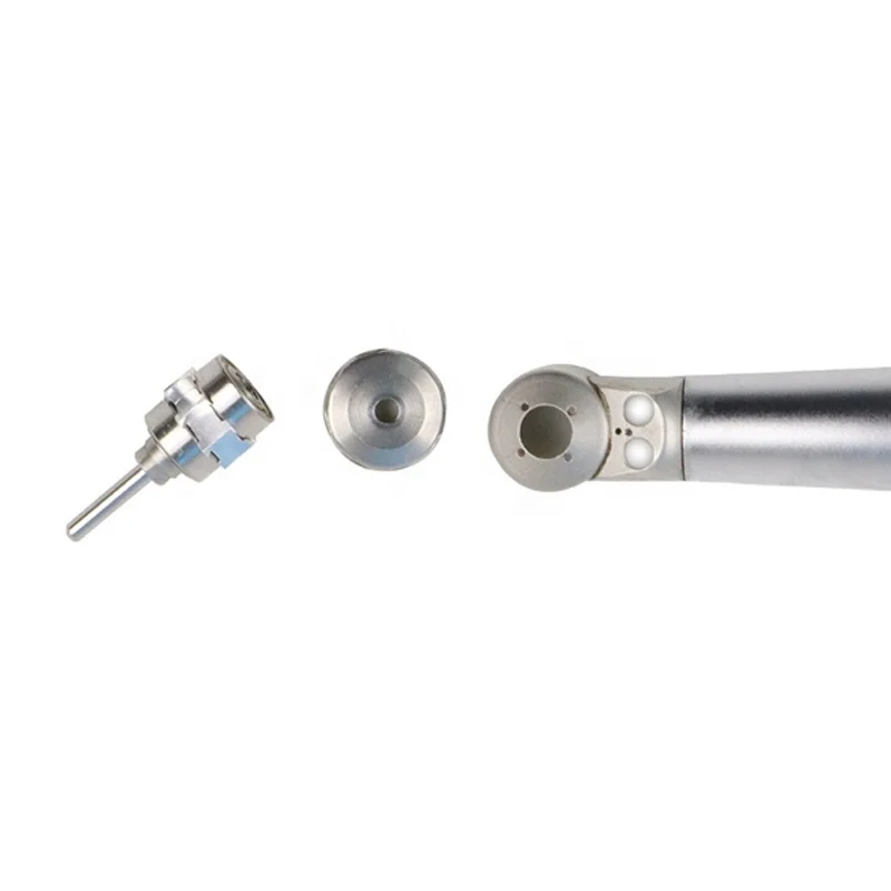 Quality 2/4 holes Open Core High Speed Den tal Mini Head 2 Led Den tal Handpiece