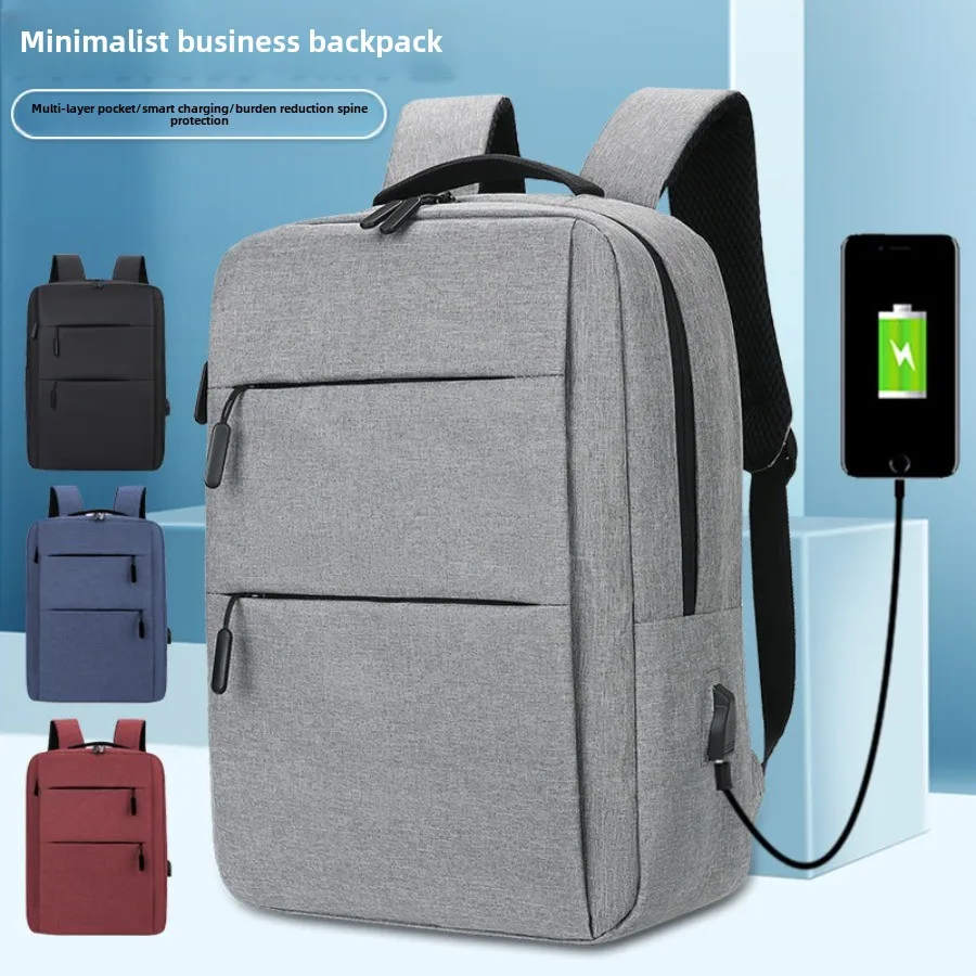 

Business Backpack Computer Bag USB Charging Travel Versatile Backpack Large Capacity Student Commuting School Bag