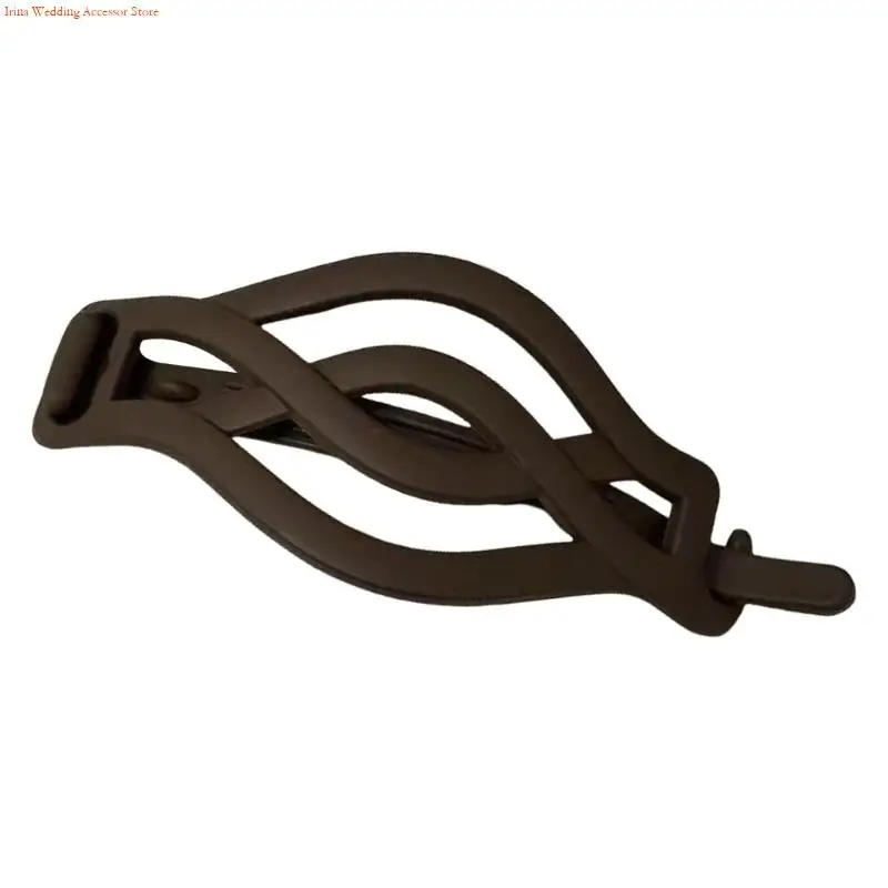 G92D Fashionable Wide Hair Clip Clamp Claw Clip Hair Barrettes Delicate Large Headgear Hair Styling Tool Casual Wear
