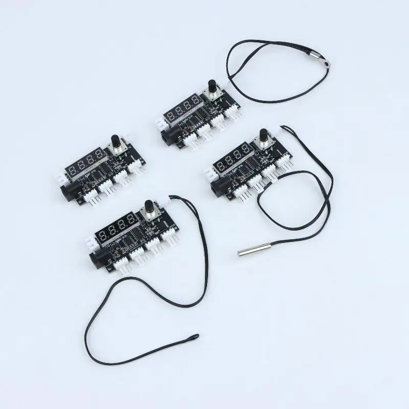 DC 5-24V 5A Digital Temperature Control Module 4 Digit LED Display Accurate Sensor For 3D Printer PC Cooling DIY Projects