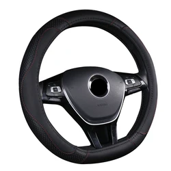 D Shape Car Steering Wheel Cover Wrap PU Leather For Dongfeng DFSK Fengon Glory 580 IX5 IX7 500 E3 560 I-auto 580pro Styling