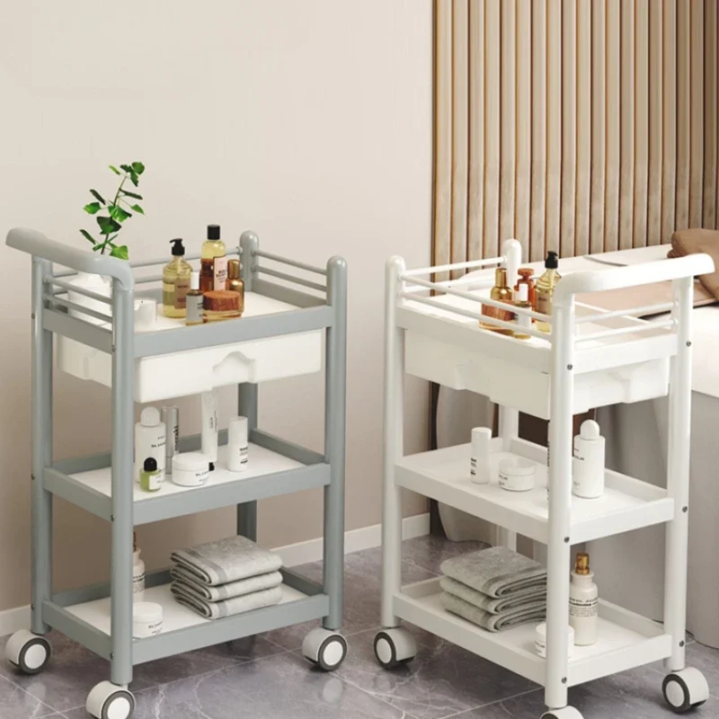 

Lash Barber Beauty Serving Salon Trolley Tool Rolling Salon Trolley Manicure Cosmetic Carrello Attrezzi Beauty Furniture HDTC