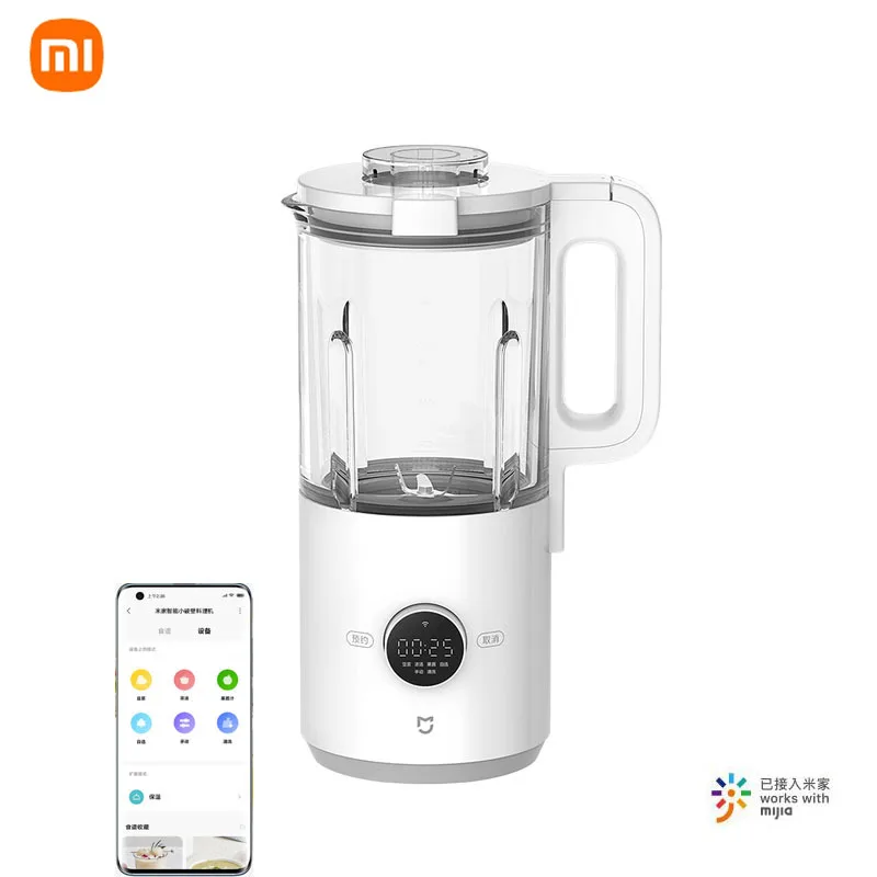 

Xiaomi Mijia Smart Small Broken Wall Cooking Machine MPBJ002PL Soft Sound Breaks the Wall Small But Powerful With Mijia App