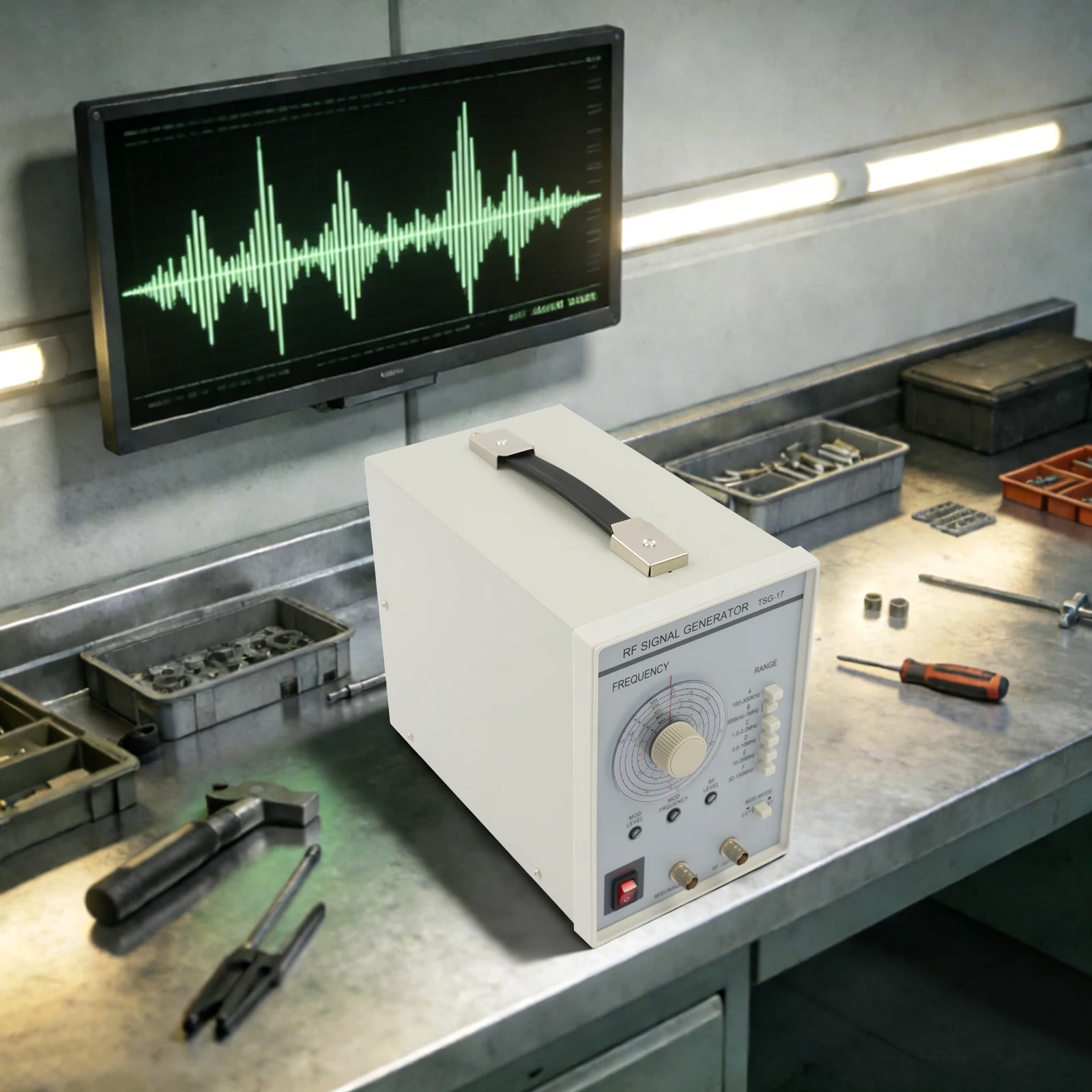 

Генератор сигналов TSG-17, высокочастотный генератор сигналов 100 кГц-150 МГц, генератор модулирующих сигналов для тестирования схем