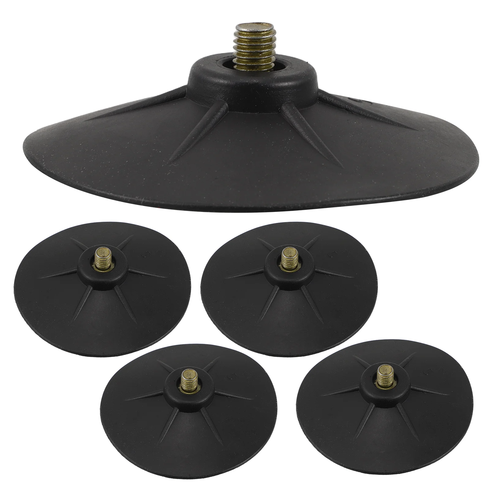 

6 Pcs Sandbag Sucker Desktop Punching Cabinet Door Bumpers Vertical Chain Hanger for Walls Rubber Boxing Swivels
