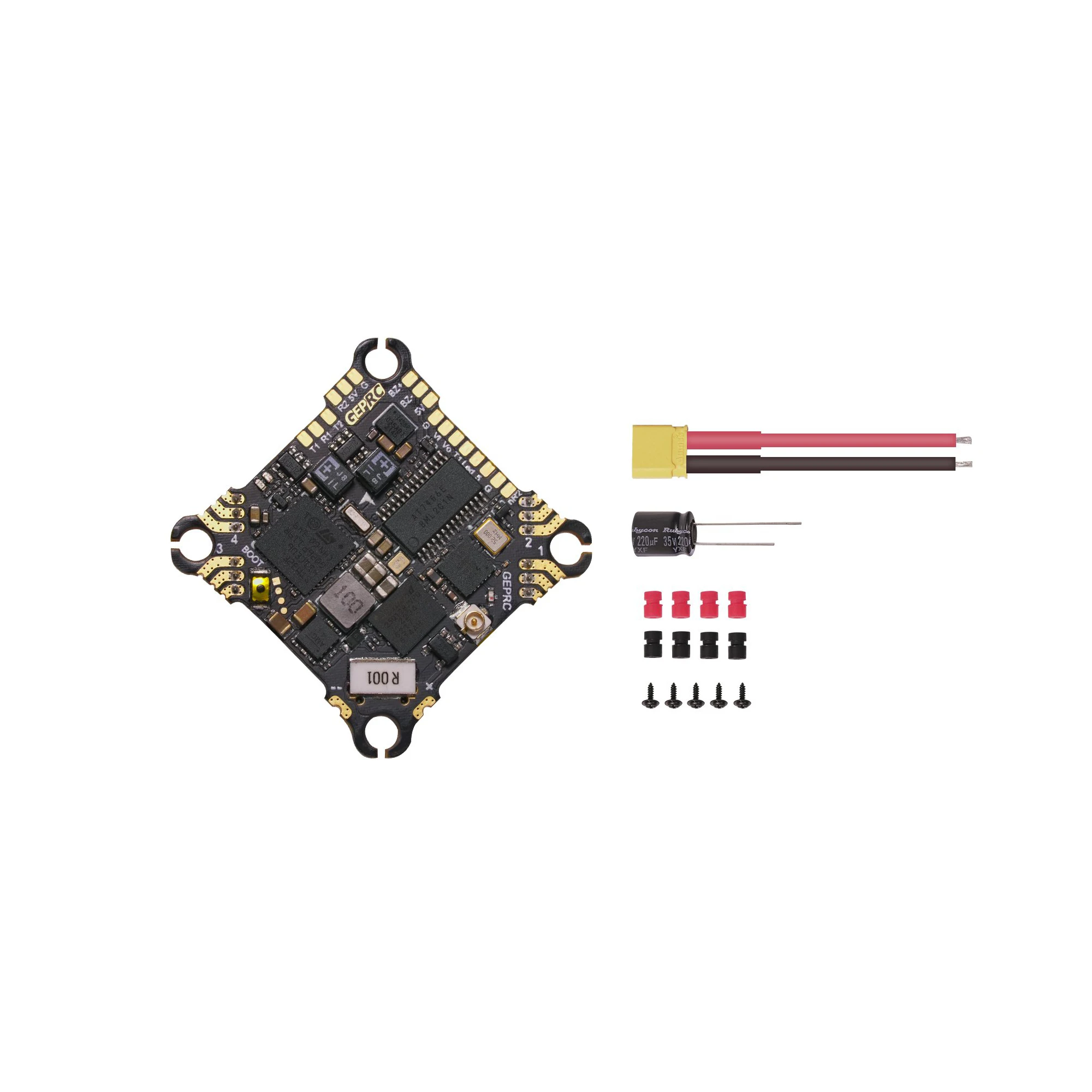 GEPRC GEP-12A-F4 AIO Điều Khiển Chuyến Bay Ban Ngăn Xếp F411 F4 12A ESC Hỗ Trợ 2-4S Pin Cho RC DIY nhỏ Máy Bay Không Người Lái