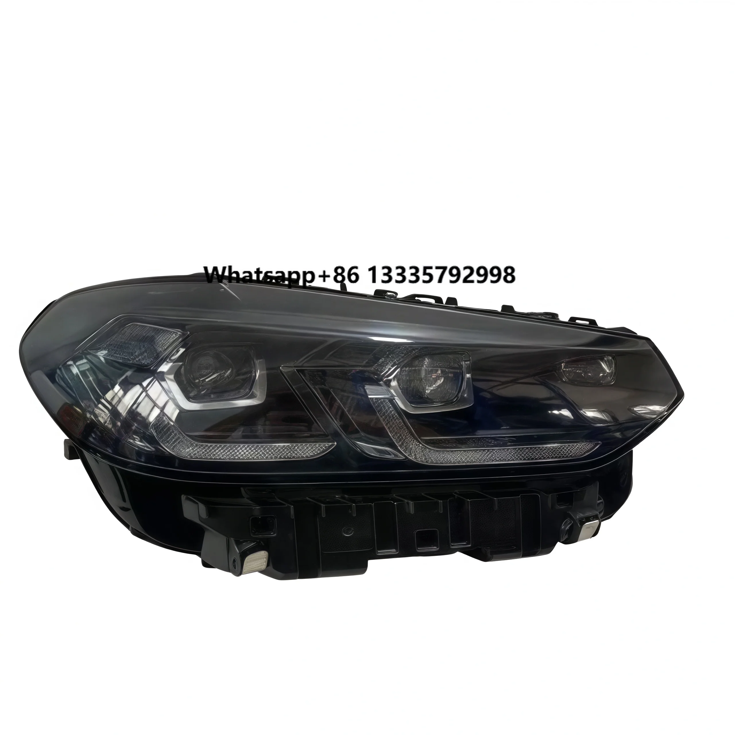 

For BMW X3 G01 LED Headlights 2021-2023 High Quality with 6000k Color Temperature Black Background for LCI Headlights