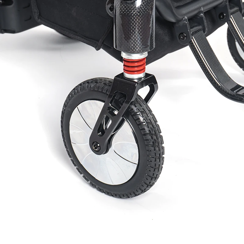 2024 كرسي متحرك بمحرك خفيف الوزن وقابل للطي من ألياف الكربون للمعاقين