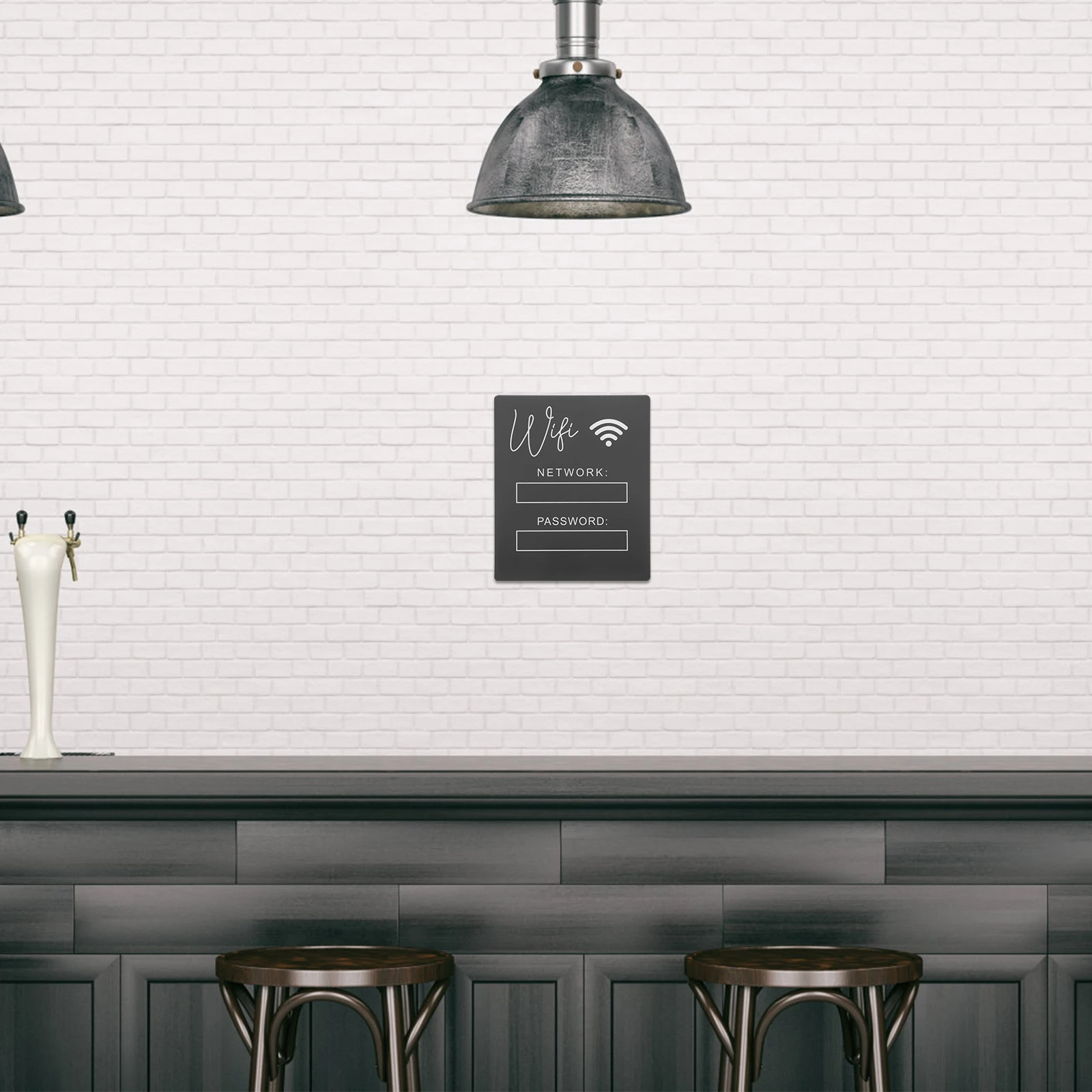 Wifi Password Sign Guest Room Home Daily Table Board Hotel Acrilico Account