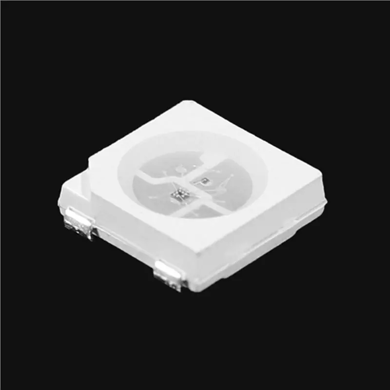 Hot Trend-3000Pcs WS2812B (4Pins) LED Chip 5050 RGB SMD White Version WS2812 Individually Addressable Digital Pixels DC5V