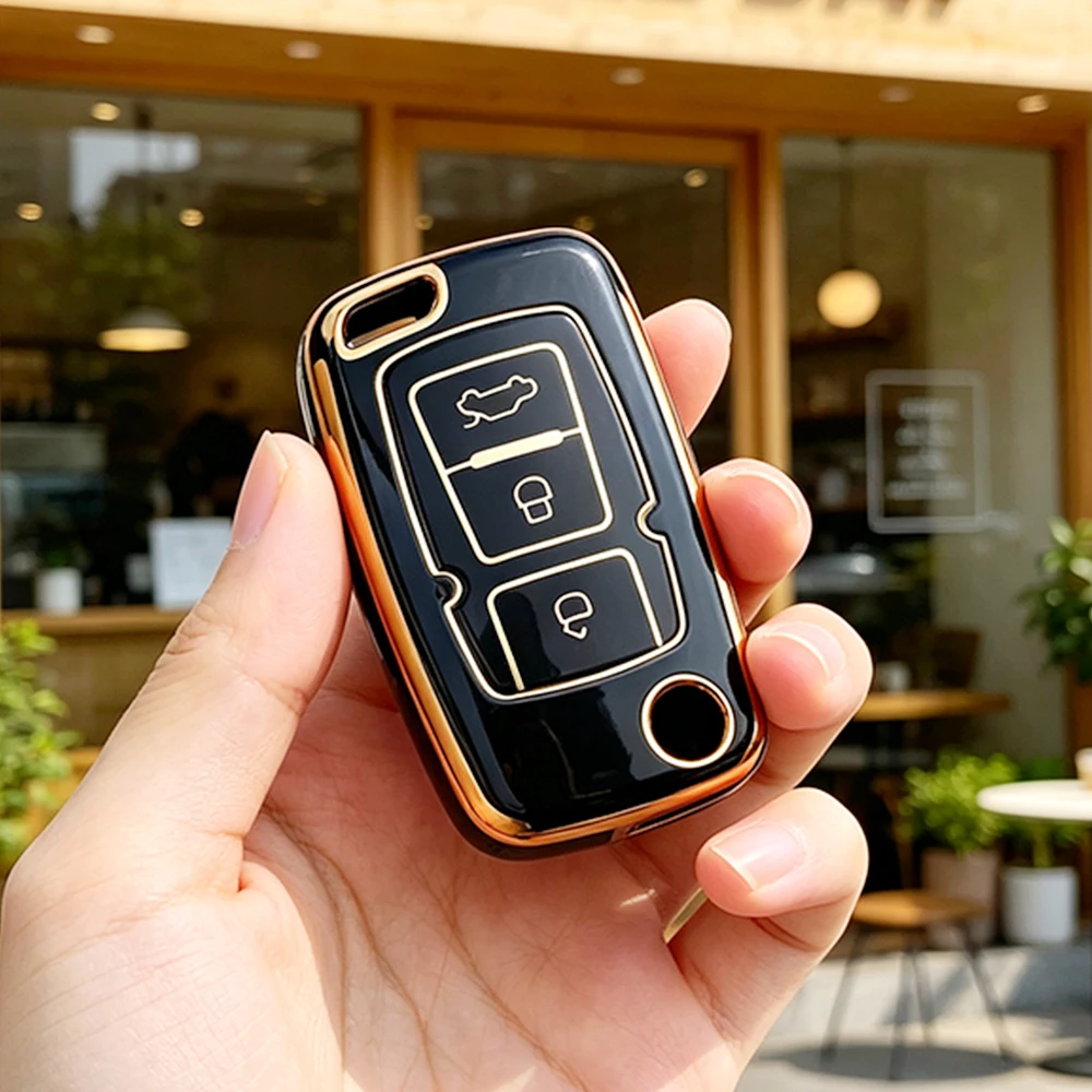 TPU Car Key Remote Shell Fob for Geely Emgrand EC7 GC715 EC718 Englon SC3 SC5 SC7 Free Cruiser GX7 GX718 EC718 Accessories