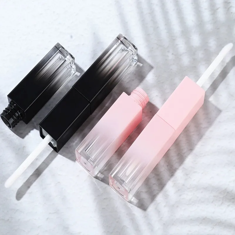 6ml Empty Lip Gloss Tube Container Square Lip Balm Tubes Double Side Lipstick Refillable Bottles Lipgloss Packing Bottles