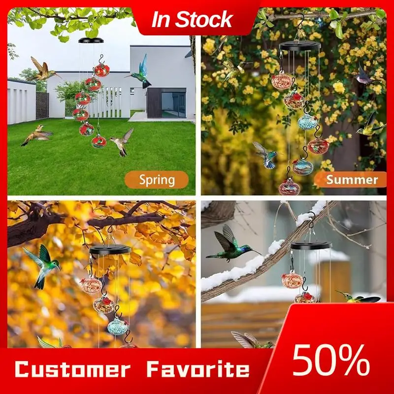 

Top Sale Charming Wind Chimes Bird Feeders For Outdoors,Bird Feeder Ball For Outside Garden Decor