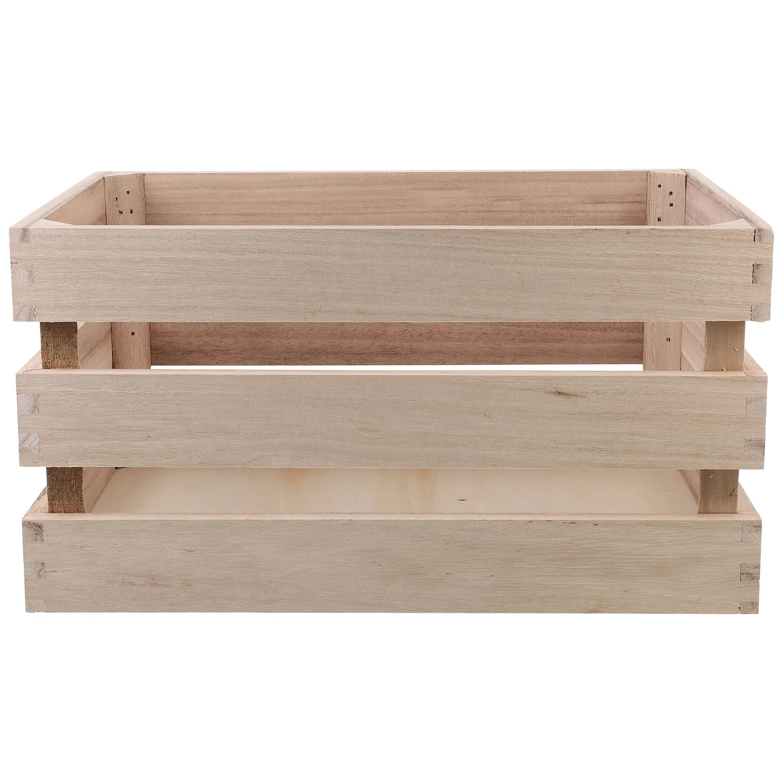 

Wooden Storage Box Bins Retro Decor Bikini Basket Shelf Display Small Boxes Crate Baskets