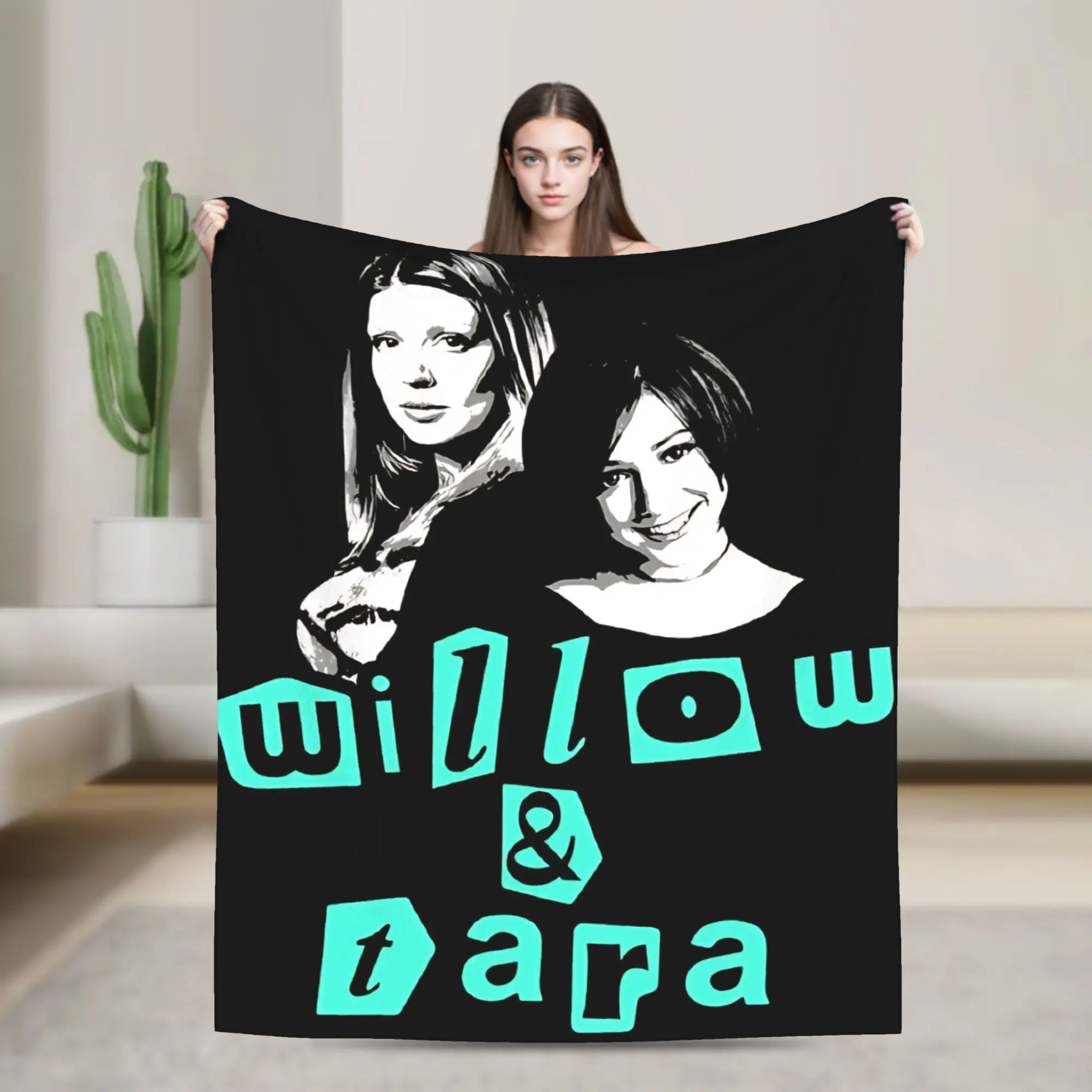 Willow Tara Blankets Horror Buffy the Vampire Slayer Flannel Awesome Soft Throw Blanket for Bed Sofa Summer