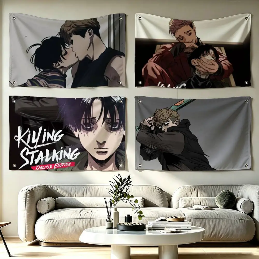 K-Killing S-Stalking Korean Manga Flag Suitable For Party Club Outdoor Interior Wall Decoration Banner Fans Gift