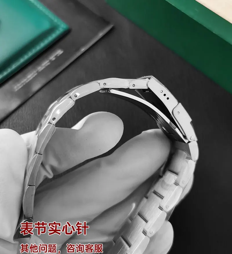 FUYIJIA Custom L-ongines L3.781 Оригинальная цепочка для часов 21 мм с изогнутым интерфейсом Ремешки для часов из нержавеющей стали 316L Складной ремешок с пряжкой