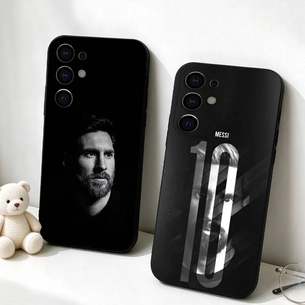 F-Football legend Lionel Messi  Phone Case Black Silicone Soft For Samsung S26,S25,S24,S23,S22,S21,S30,Ultra,Plus,Fe,Lite Gift