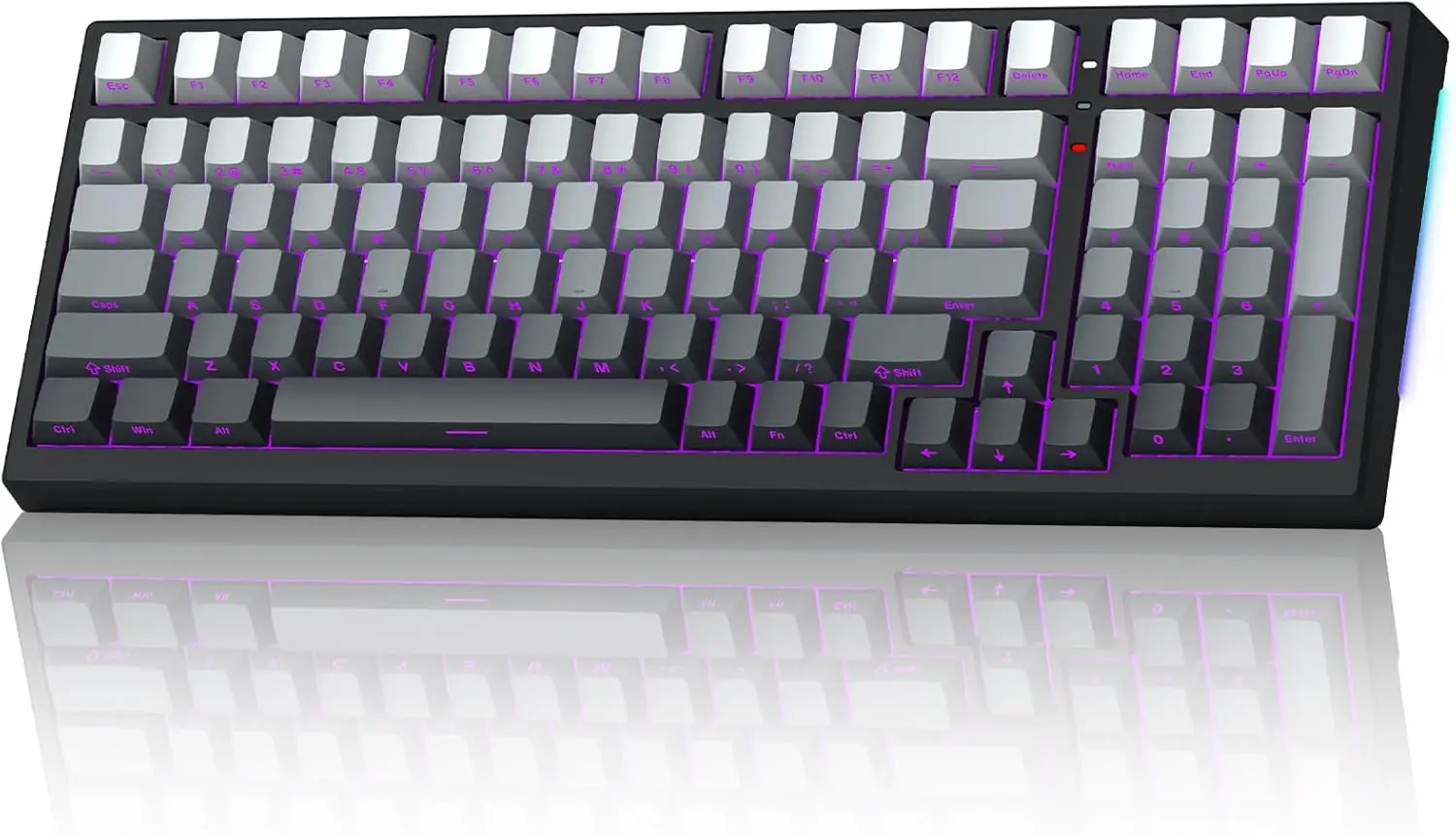 

X98 Wireless Mechanical Gaming Keyboard, RGB Backlit, BT5.0/2.4GHz/USB-C, Gasket Mount, Hot Swap Linear Switch, PBT Keycaps