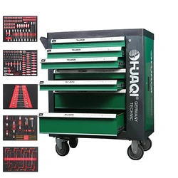 252PCS mechanic tool Kit Car Repair Socket Set Hand Tool Sets trolley heavy duty tool set with 7 drawers cabinet