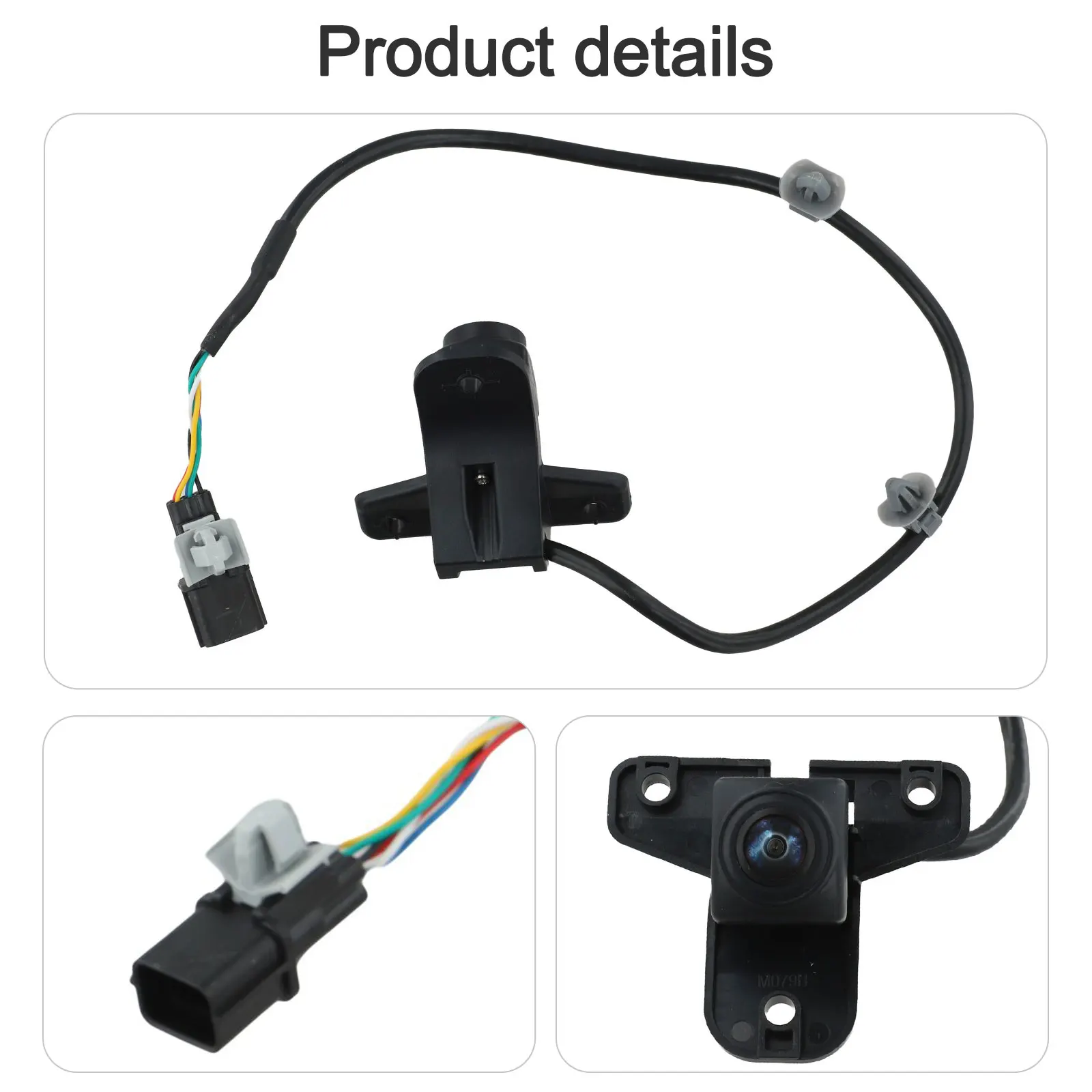2017-2019 Accessories Front Grille Camera Night Driving Black Sensor Cam Easy Installation Practical Use Wear-Resistant Material