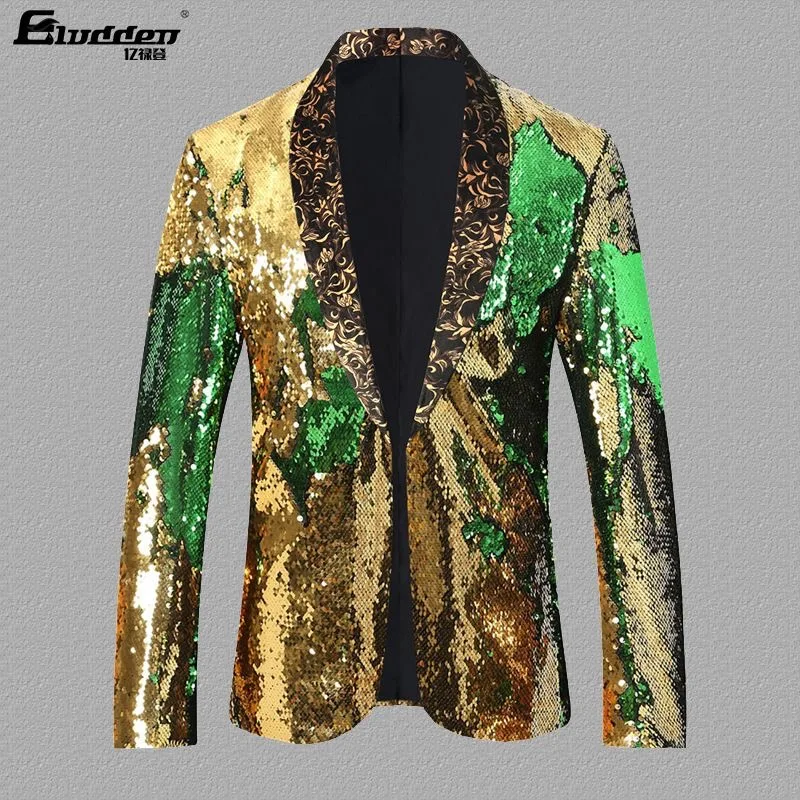 O628Performance dress bar singer sequined performance clothes performance hot host clothing