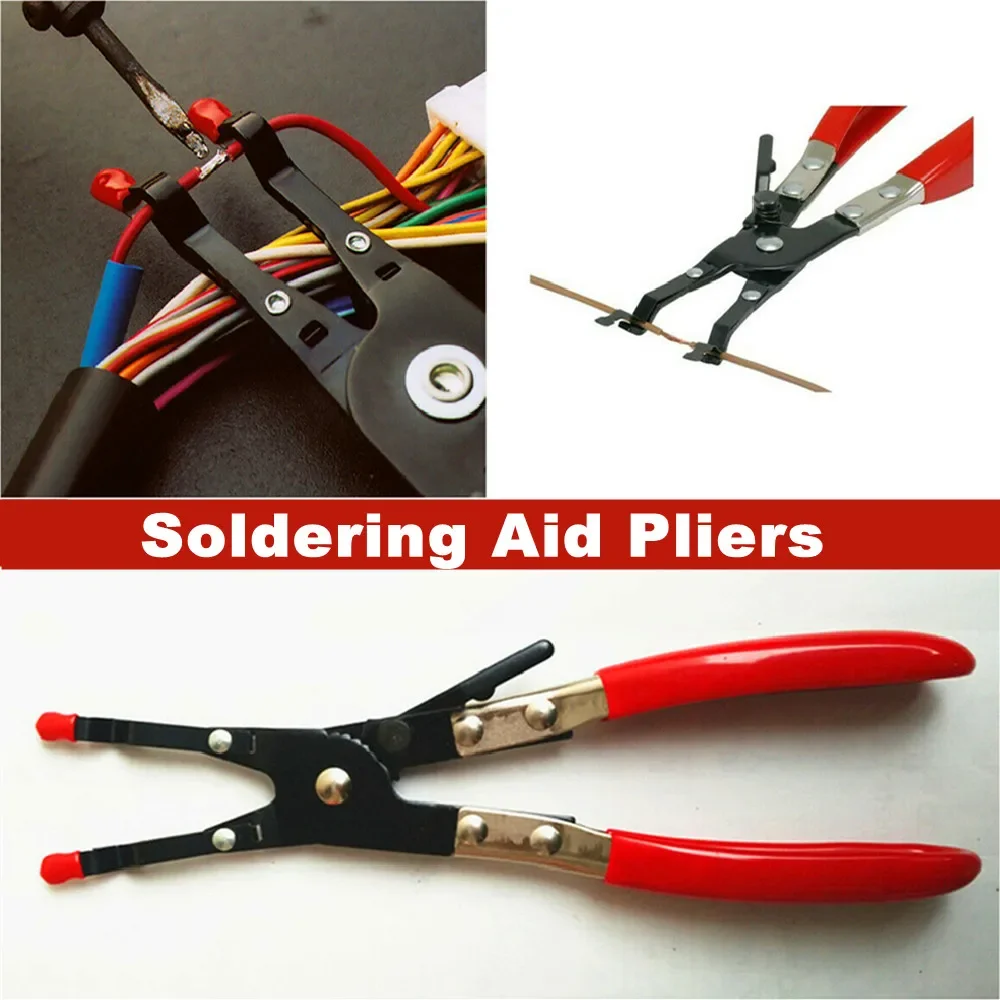 

Car Vehicle Soldering Aid Plier Hold 2 Wires Whilst Innovative Tool Universal Car Repair Tools Red