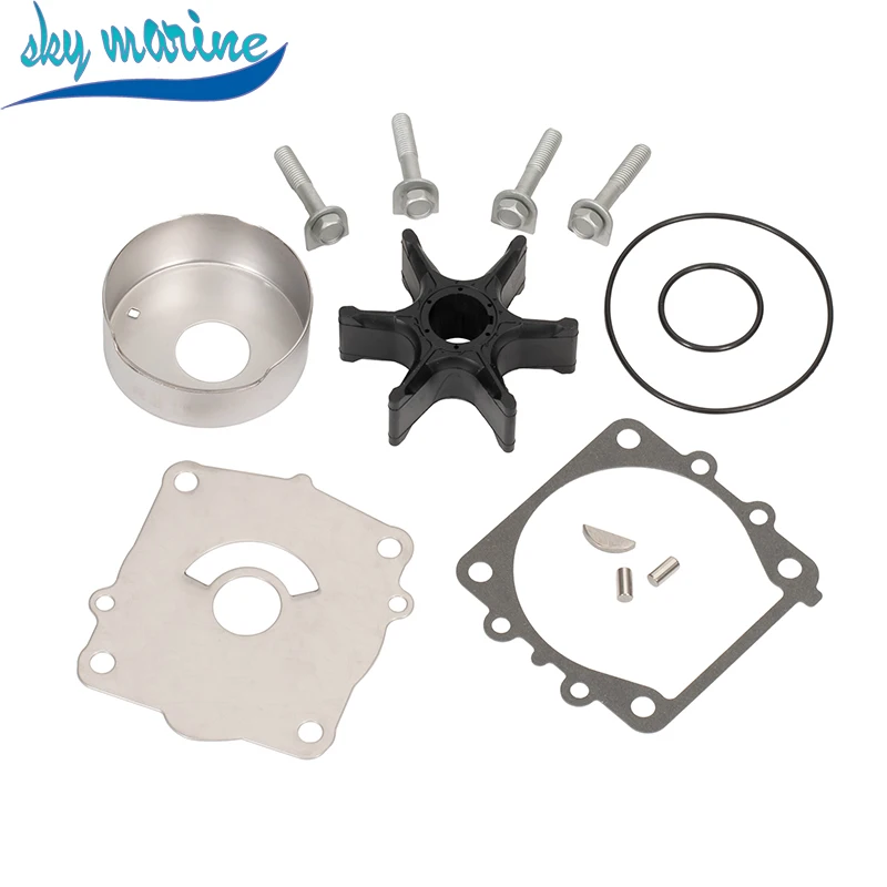 68V-W0078 Water Pump Impeller Kit 68V-W0078-00 For Yamaha Outboard 75HP 90HP 115HP 130HP HP 90HP 115HP 130HP Sierra 18-3442