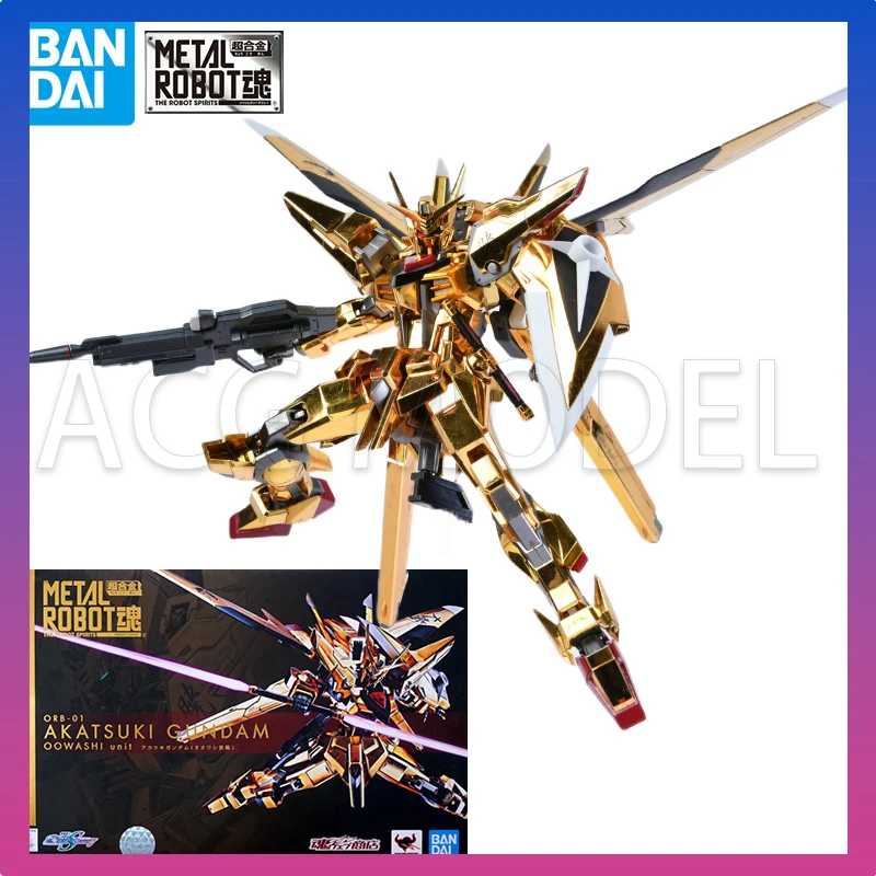 

Bandai METAL ROBOT ORB-01 Akatsuki Gundam Фигурка 00Washi Unit Model Kit Сборка игрушек для мальчиков Коллекция для взрослых