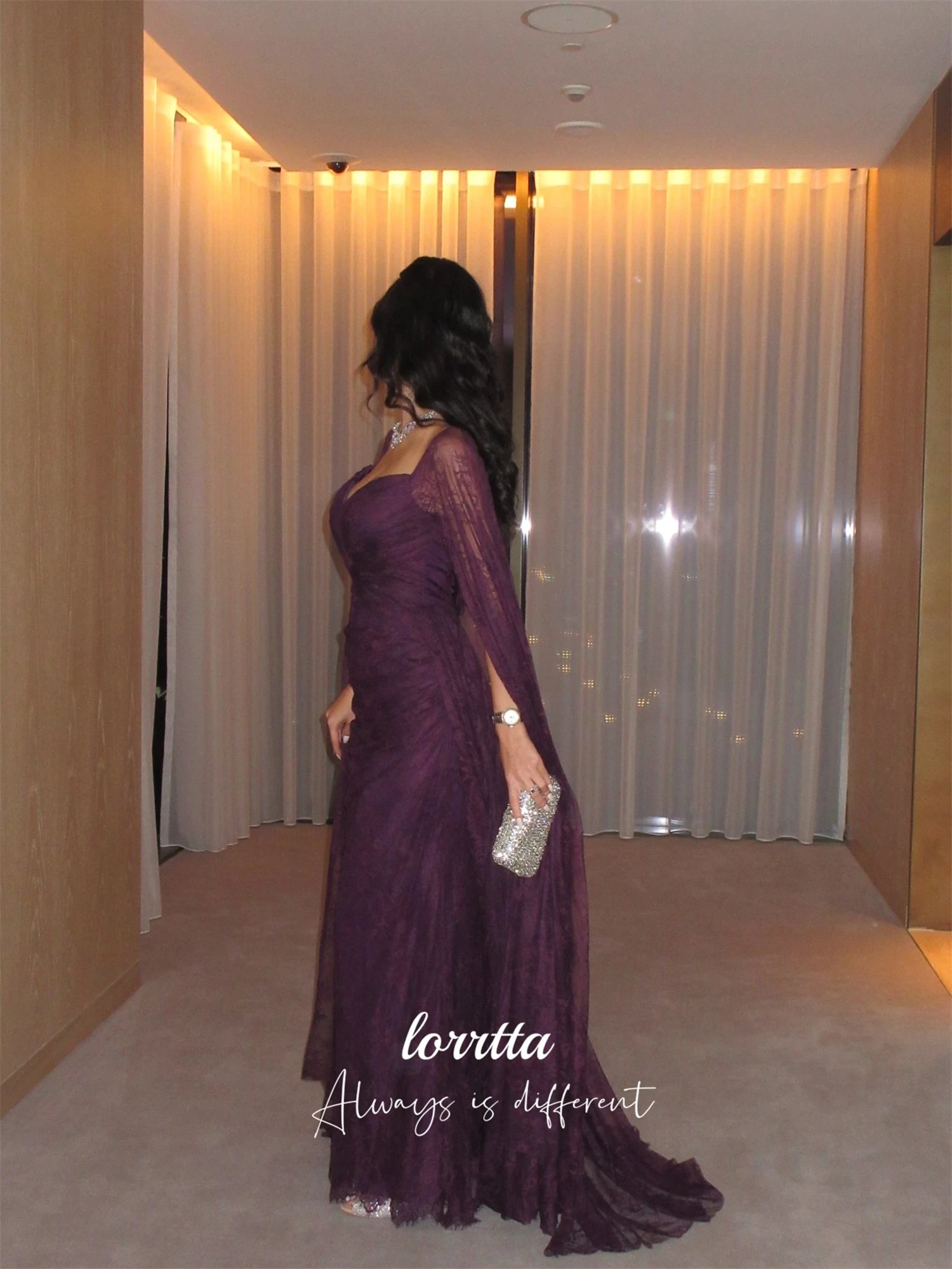 Lorrtta Customized Cocktail Dress Formal Dresses Women Purple Luxurious Women's Evening Dresses for Special Occasions Prom Dress image 4