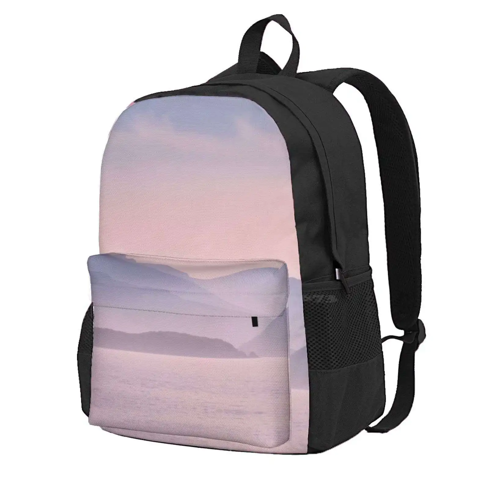 Cuillin Sunset Loch Alsh In Summer Skye Scotland Hot Sale Schoolbag Backpack Fashion Bags Cuillin Sunset Loch Alsh Haar Isle Of