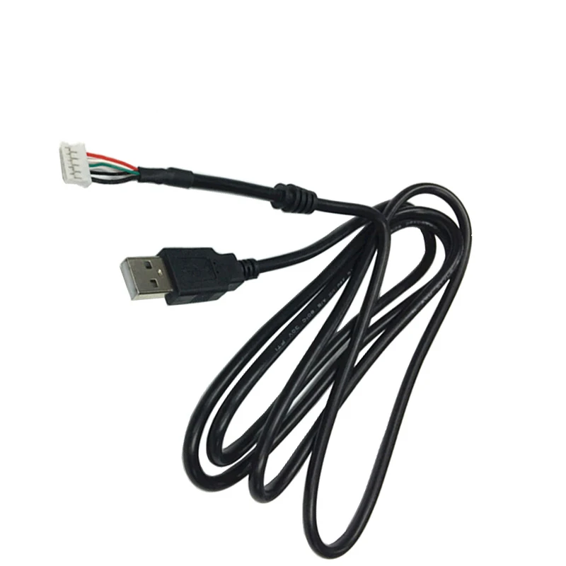 Usb a Male with 5 Pin Jst Connector Ph 5-pin to UsB2.0 Plug Cable Custom Service Black Gold-plated Standard