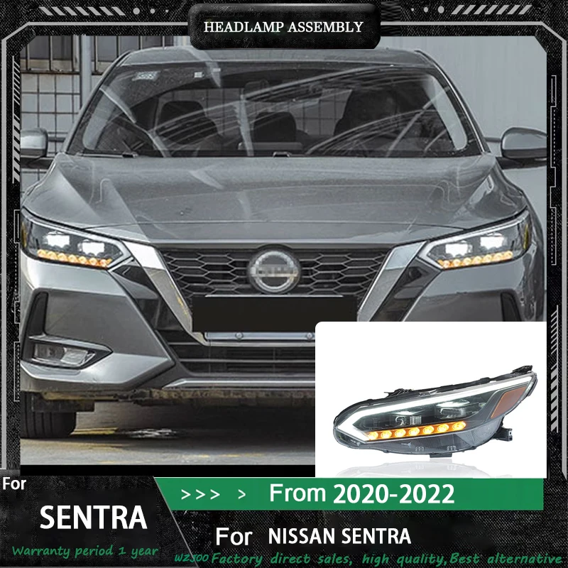 

Car Led Headlights For Nissan Sentra 2020-2022 Sylphy LED Headlamp Assembly Modified Front DRL Turn Signal Lights Accessories