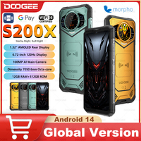 DOOGEE S200 X 5G 12GB 512GB Rugged Phone MTK Dimensity 7050 10100mAh battery 33W Android 14 6.72” FHD+120Hz IPS screen