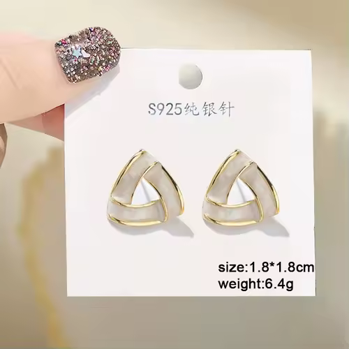 Pure White Women's Dangle Earrings Blooming Flower Acrylic Enamel Butterfly Imitation Pearl Heart Hanging Earrings Elegant brinc - Image 49