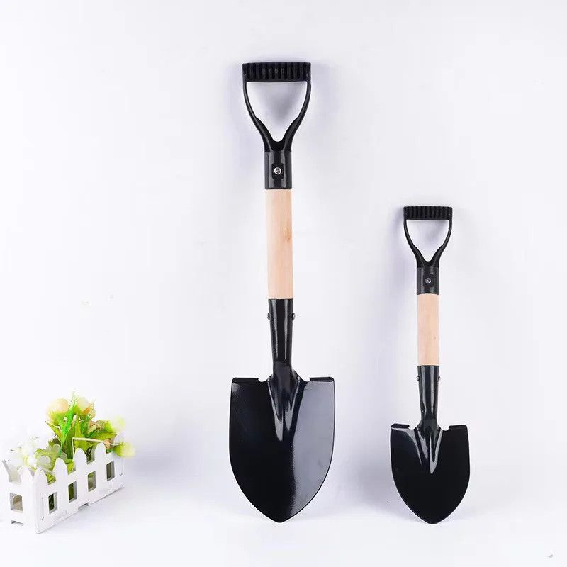 36/50.5cm Manganese Steel Digging Shovel Kids Trowel Waterproof Rustproof Coated Garden Scoop    JJ2370
