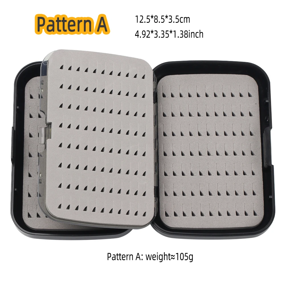 Wifreo Fly Fishing Flies Box Waterproof Trout Bass Nymph Flies Collect Box Fishing Tackle Hook Storage Tackle